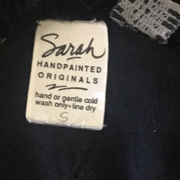 bibs,  cute black hand painted by Sarah Oringinals - Picture 7 of 7